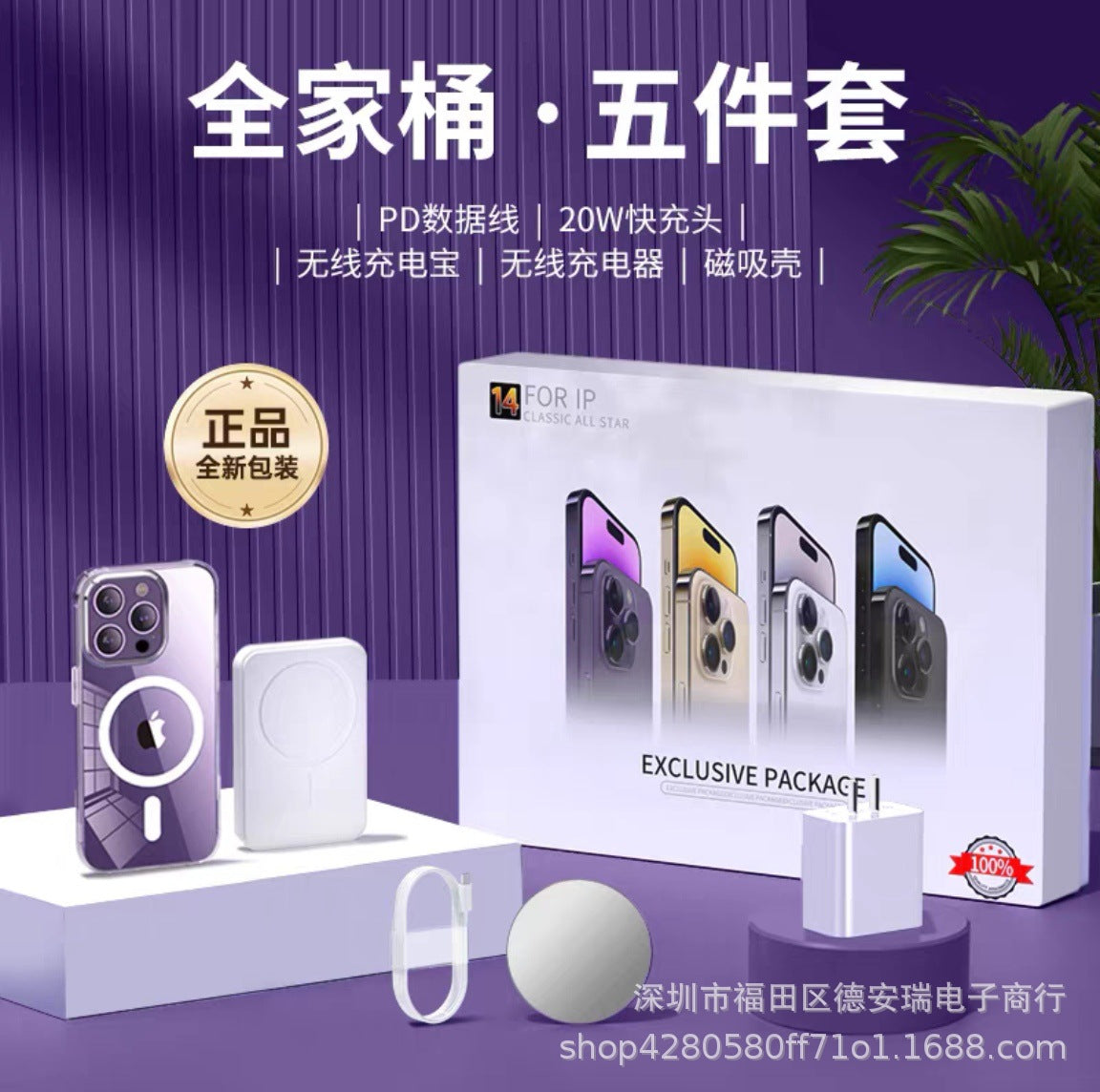35W Twin-C Fast Charger iPhone Kit